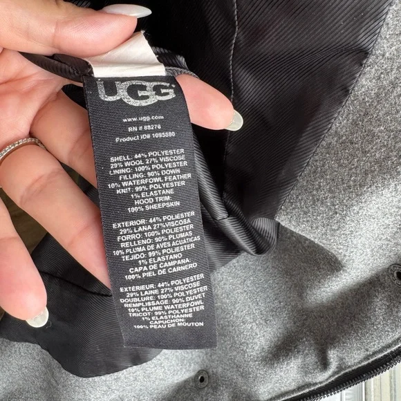 UGG Gray Puffy Coat | Small - Picture 9 of 9